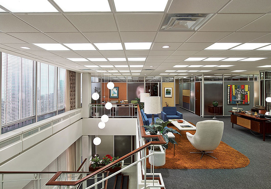 从住宅延伸到办公室,尽管人员重组新旧办公室交替,但你会发现广告狂人