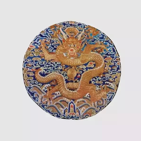 清正龙纹刺绣▲图为清代文官补子▲图为清代文官补子▲图为清代武官